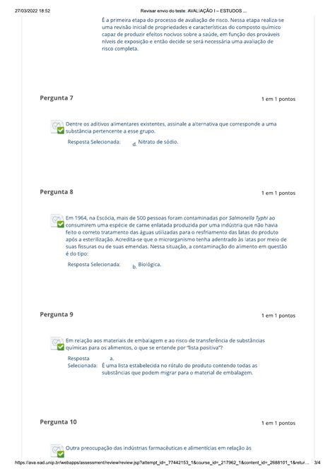 Prova Ed Ix Estudos Disciplinares Xi Unip