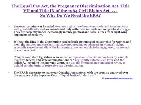 Ppt The Equal Rights Amendment Powerpoint Presentation Free Download Id 4089522