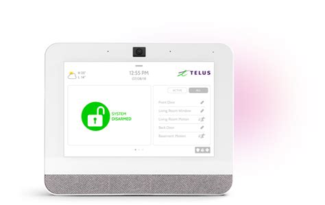 Control Panel For Smart Home Security | TELUS