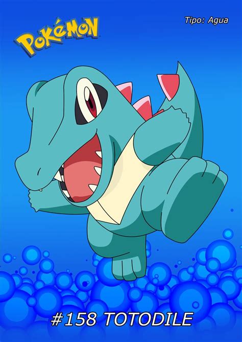 158 Totodile 01 On Deviantart Pokemon