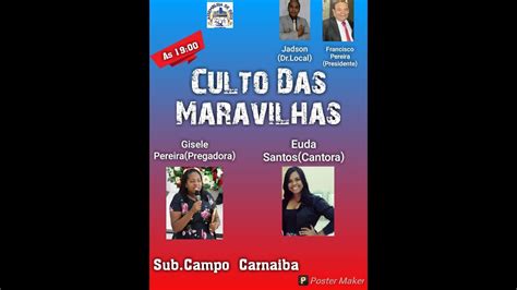 Culto Das Maravilhas Youtube