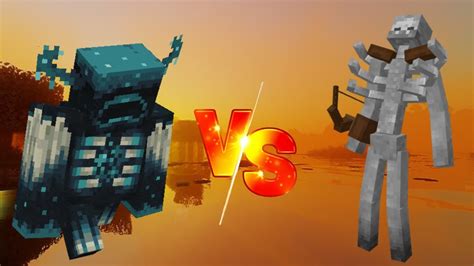 Minecraft Warden Vs Mutant Skeliton Minecraft Mobs Battle Youtube