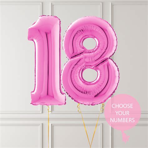 Birthday Number Balloons Delivered in a Box - BALLOONBX