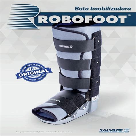 Bota Imobilizadora Longa M Robofoot Salvape Parcelamento Sem Juros