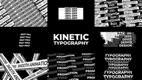 Free Videohive Kinetic Typography Titles After Effects Free After