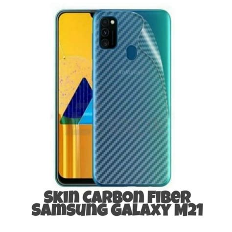 Skin Carbon Samsung Galaxy M Garskin Carbon D Stiker Back Film