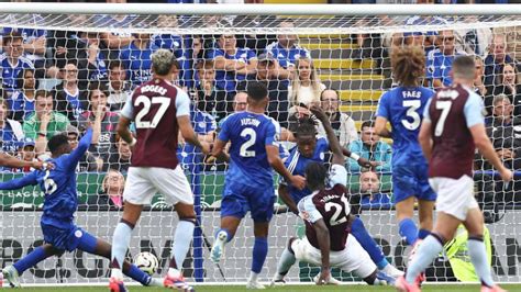 Leicester City Aston Villa Jhon Duran Grabs Winner As Foxes