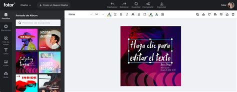 Creador de portadas de álbumes crea diseños personalizados de portadas