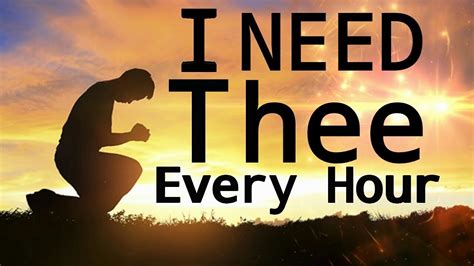 I Need Thee Every Hour With Lyrics Piano Hymnal YouTube