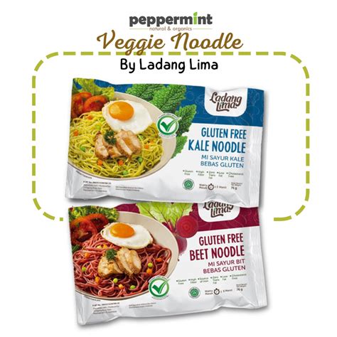 Jual Ladang Lima Gluten Free Veggie Noodle Gr Mie Instant Sehat