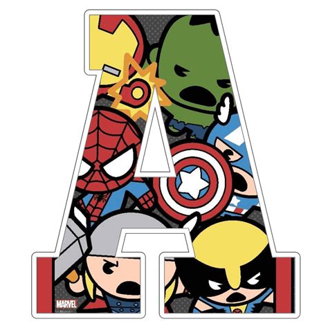 Superhero Alphabet Letters Png Mr Alphabets