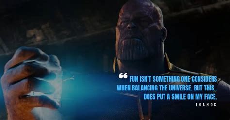 10 Powerful Quotes By Your Favourite Villain Thanos The Unvisited