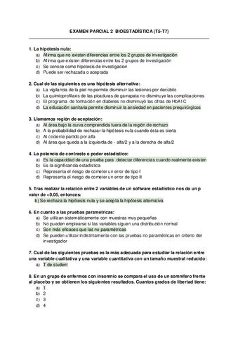 Examen Parcial Bioestadistica Pdf