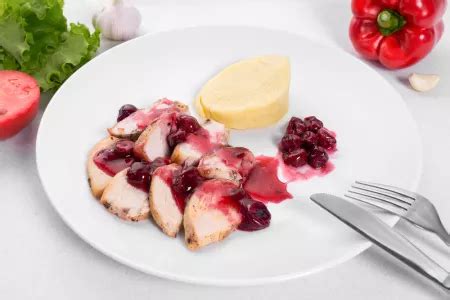 Receta Pavo Con Salsa De Cerezas Sencilla Cocina Rico