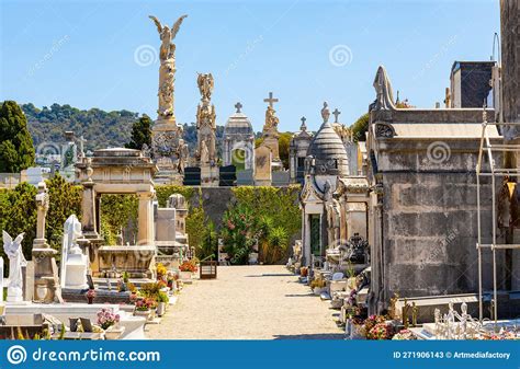 Historic Cimetiere Do Chateau Christian Cemetery In Historic Old Town