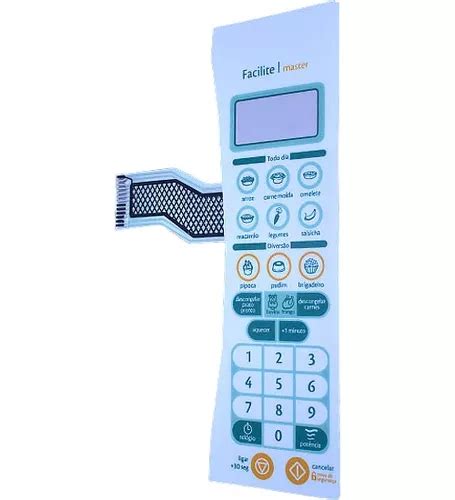 Membrana Painel Microondas Consul Cms 40 Facilite Compativel