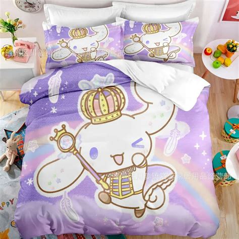 Juego De Cama De Dibujos Animados De Anime Sanrio Edredón Kawaii