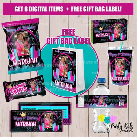 Tik Tok Party Bundle Tik Tok Package Tiktok Party Favors Musical