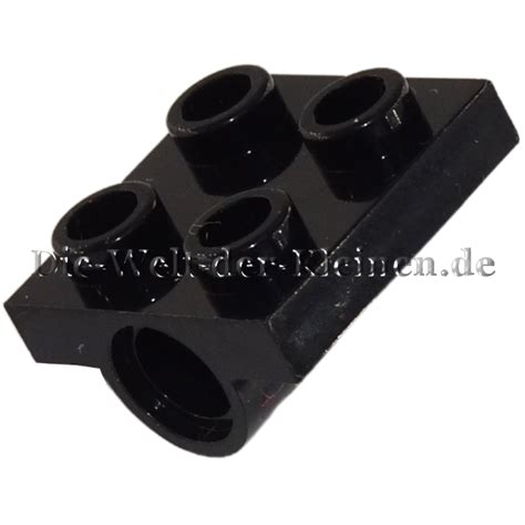 LEGO Platte 2x2 mit 4 Noppen und 2 Pinlöchern Schwarz BLACK 281726