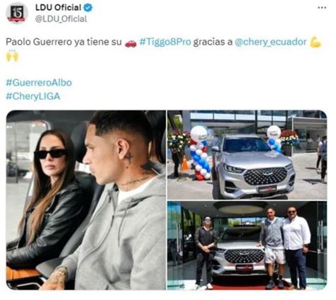 Cuánto vale la camioneta que le regaló LDU de Quito a Paolo Guerrero