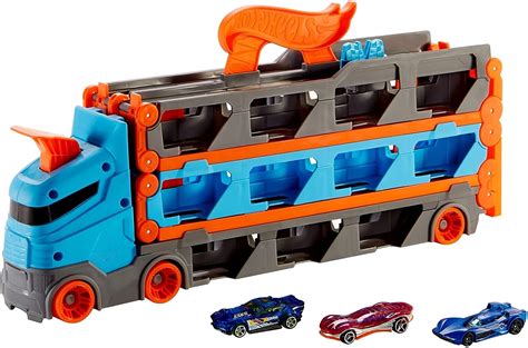 Set De Joaca Hot Whels 2 In 1 Speedway Hauler Mattel