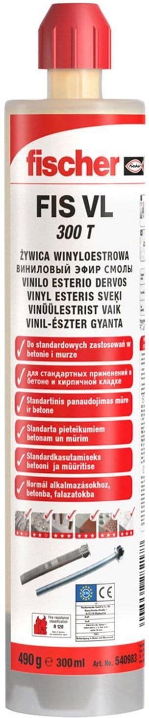 Fischer Kotwa Chemiczna Fis Vl 300 Ek 300Ml Opinie I Ceny Na Ceneo Pl