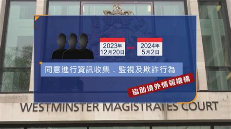 被指協助香港情報機構違英國國安法三人獲准保釋 Now 新聞