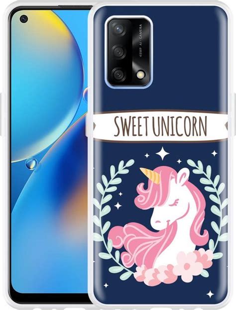 Oppo A74 4G Hoesje Sweet Unicorn Designed By Cazy Bol