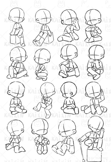 Pin By Sʜℓɛɛ ☮ On Creative Juices In 2024 Chibi Sketch Drawing Base