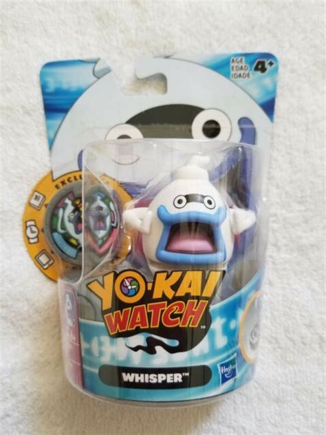 YO KAI WATCH WHISPER NEW IN PACKAGE WITH MEDAL HASBRO 2015 ACTION