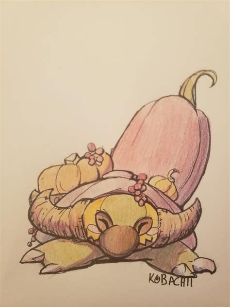 Autumnal Cornucopia Torterra Wanted To Draw Something For My Cakeday Pokemon