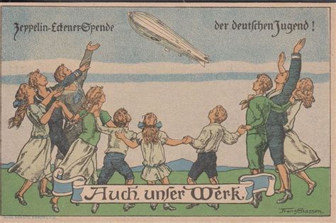 Deutsches Reich Postkarte Zeppelin Eckner Spende Der