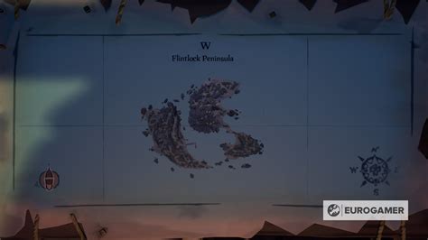 Sea Of Thieves World Map All Island Locations Listed