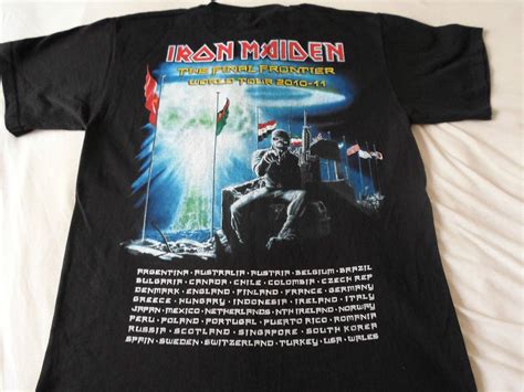 Official Iron Maiden World Tour T Shirt 1778426885