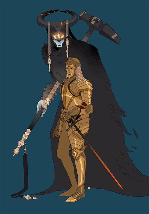 Morgoth and Sauron by Juliette Brocal – Multiversity Comics