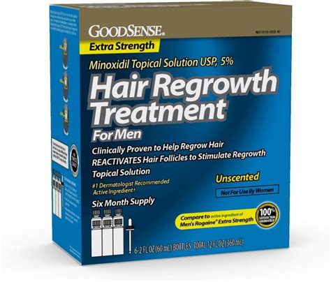 Goodsense Minoxidil Solución Tópica Usp 5 Tratamiento De Crecimiento