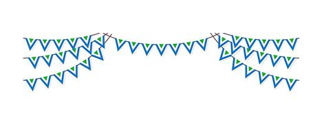 Bunting Garland Pennant Flags Decoration Illustration Festive