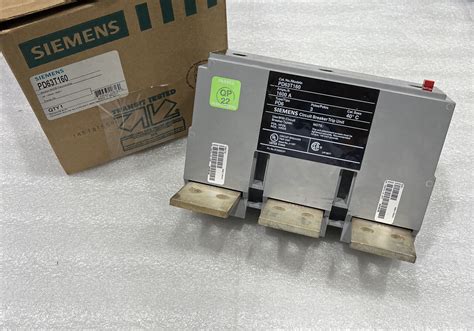 Pd T Siemens Poles V Trip Unit Circuit Breaker New Ebay