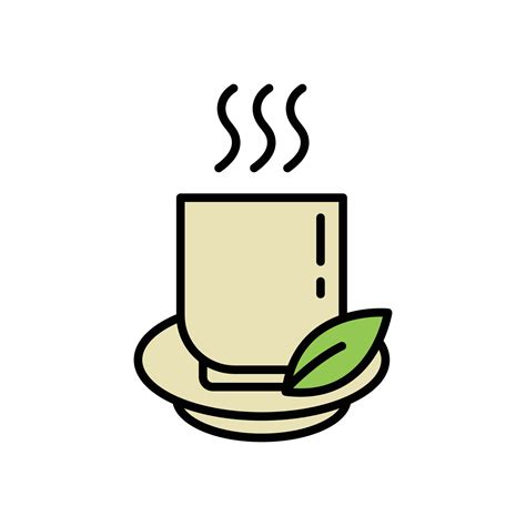 isolate chinese tea cup flat icon 47453150 Vector Art at Vecteezy