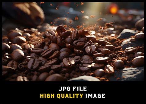 Roasted Coffee Beans Background Graphic by WODEXZ · Creative Fabrica