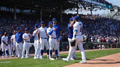 Cubs Celebration Line After Win Over Royals | Marquee Sports Network ...