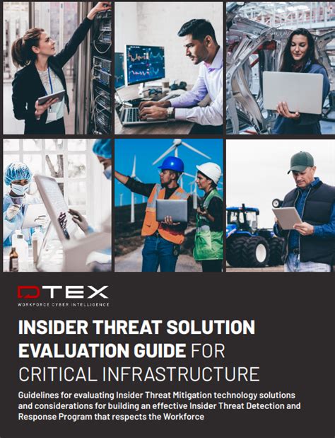 Insider Threat Solution Evaluation Guide For Critical Infrastructure