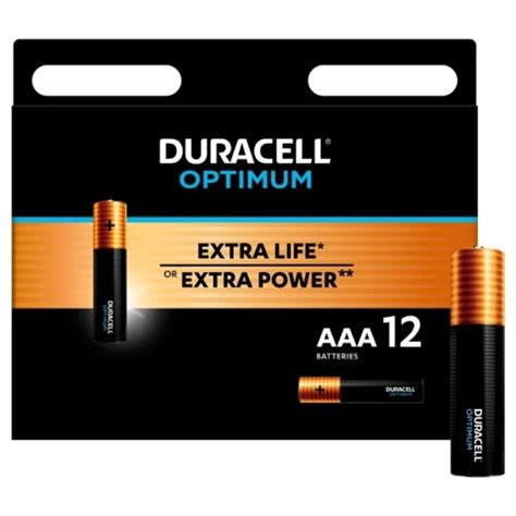 Купить Элемент питания Duracell Optimum LR03 AAA бл 12 в интернет