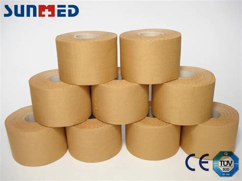 Rayon Tan Color Zinc Oxide Athletic Sports Strapping Tape China Rayon