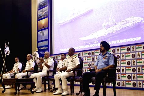 Chief of the Naval Staff of India, R.Hari Kumar speaks at an event of ...