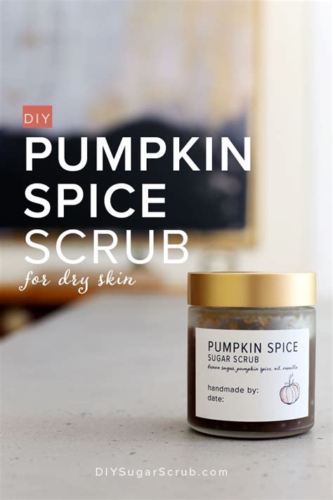 Pumpkin Spice Sugar Scrub A Homemade Remedy For Dry Skin