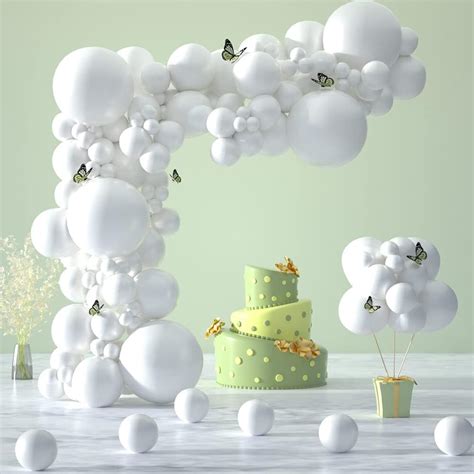 Amazon Beishida White Balloons Garland Pcs Inch