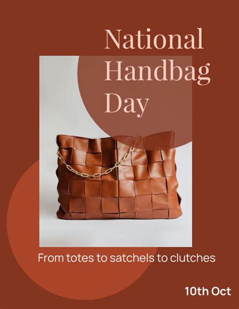 National Handbag Day Template Postermywall