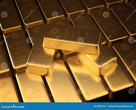 Gold Bullion stock photo. Image of pure, precious, metal - 9420794