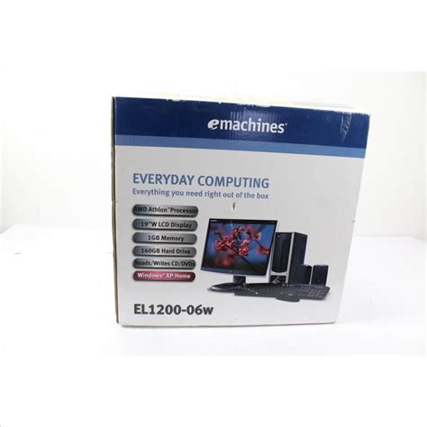 Emachines El1200 06w Desktop Pc New In Box Property Room